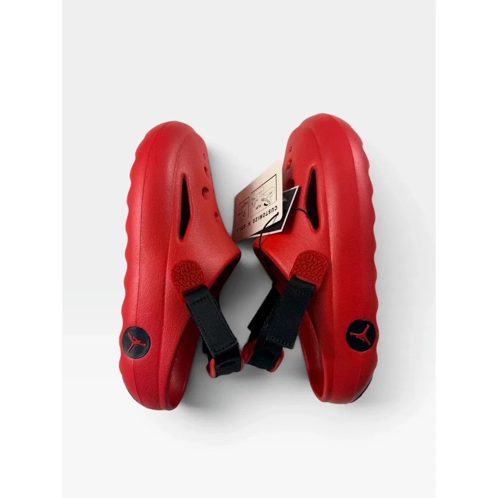 Jordan Hydrip PS Clogs 3Y University Red Black HF5982-601 Kids Slides New